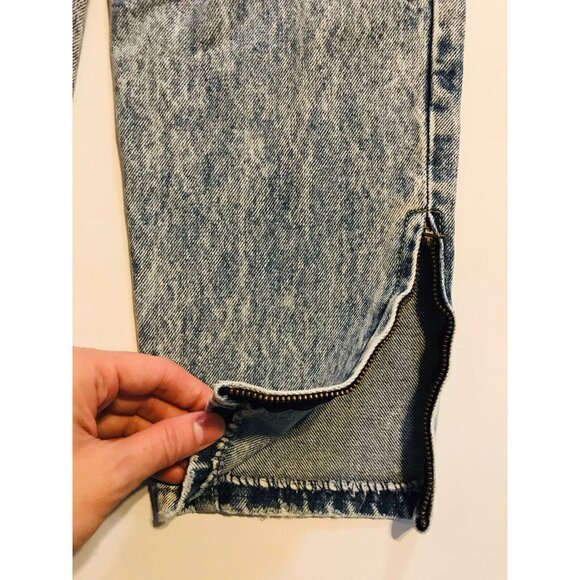 Vintage Georges Marciano Acid Wash Guess Jeans Style 2015 High Waist Mom Size 28 - Picture 2 of 12